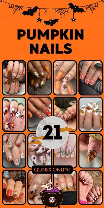 21 Stunning Pumpkin Nail Designs for Fall: From Halloween to Everyday Autumn Looks