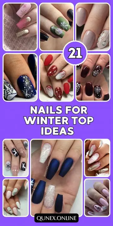 Almond Nails Winter 2024 - 2025: Top Designs and Colors