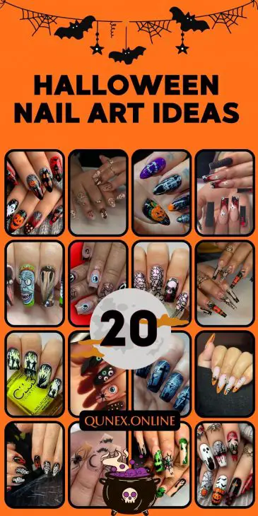 20 Spooky and Chic Halloween Nail Art Ideas: From Cute to Creepy