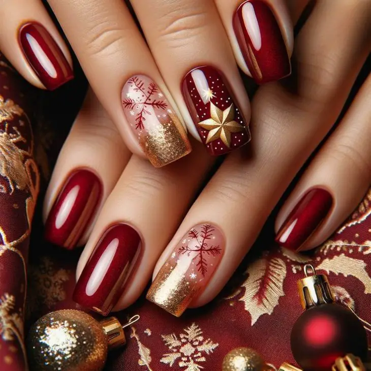 22 Simple Christmas Nail Ideas: Stylish and Classic Designs for the Holidays