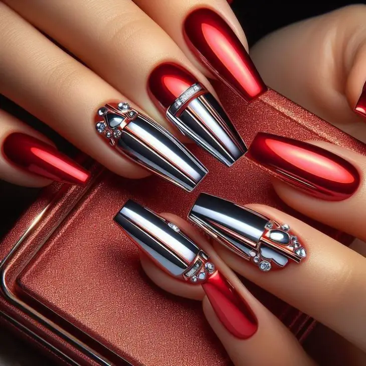 Chrome Nails Ideas 2025: A Stunning Take on Metallic Shine