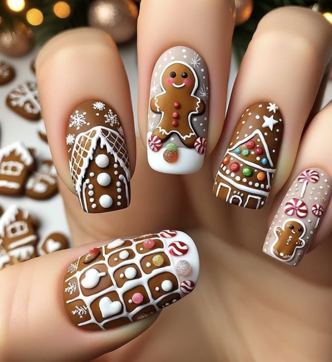 22 Christmas Nail Designs: Festive Ideas in Red, Green, White, and More for the Holiday Season