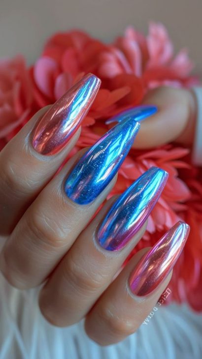 Chrome Nails Ideas 2025: A Stunning Take on Metallic Shine