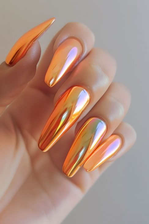 Chrome Nails Ideas 2025: A Stunning Take on Metallic Shine