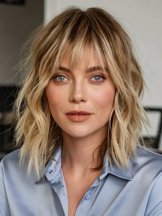 Winter Haircuts with Bangs 2024-2025: Top Trends for Every Hair Type and Length