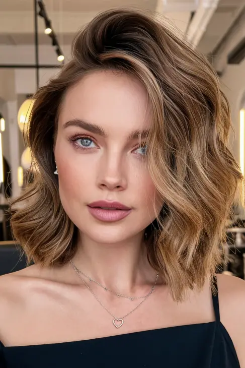 20 Stunning Winter Hairstyles for Shoulder Length Hair in 2024 - 2025