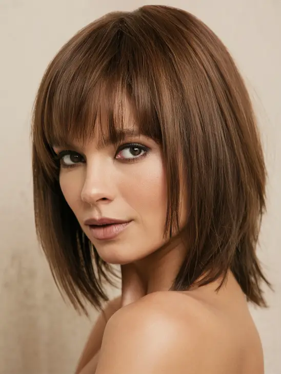 Winter Haircuts with Bangs 2024-2025: Top Trends for Every Hair Type and Length