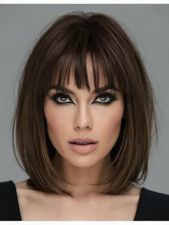 20 Stunning Winter Hairstyles for Shoulder Length Hair in 2024 - 2025