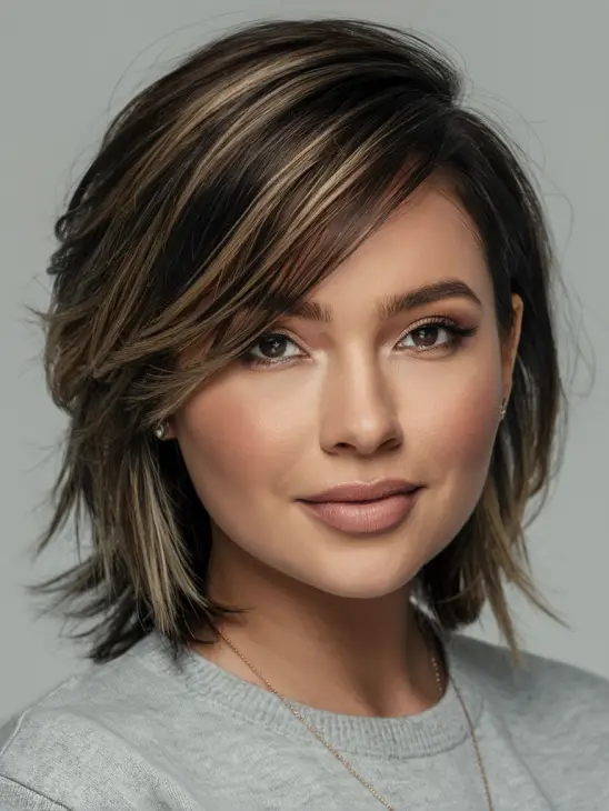 22 Best Winter Haircuts for Round Faces 2024-2025: Medium, Short, Pixie, and Layered Styles