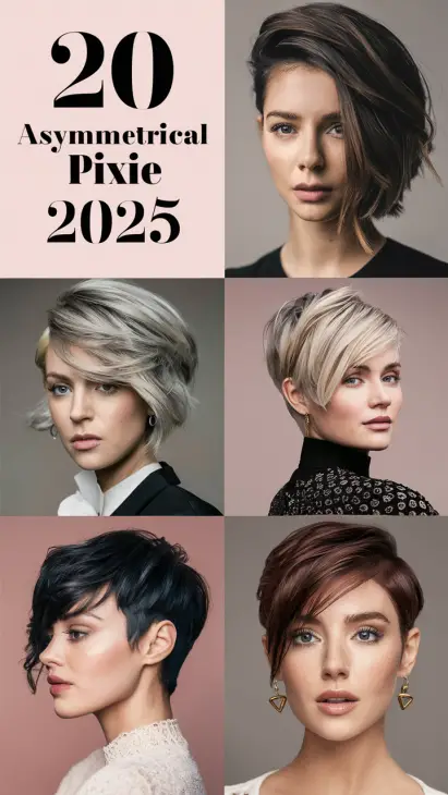 Asymmetrical Pixie Haircuts 2025: Embrace Edgy and Versatile Styles