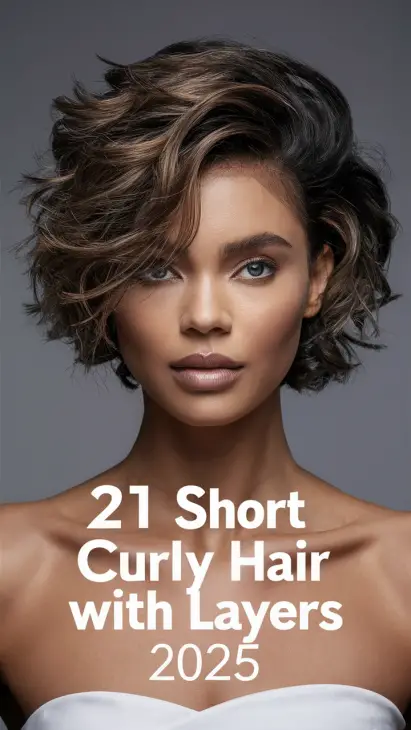 21 Trendy Ideas for Short Curly Hair with Layers in 2025