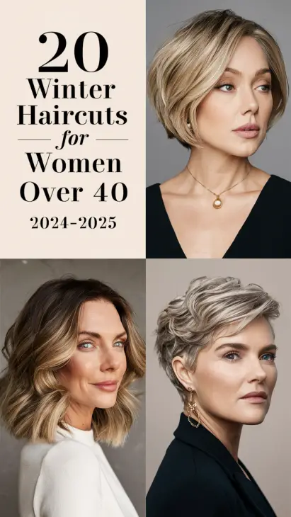 Winter Haircuts for Women Over 40: Top Trendy Styles to Try in 2024-2025