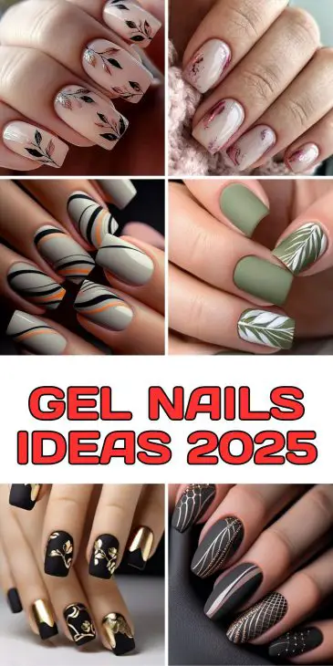 20 Gel Nails Ideas for 2025 – Short, Simple, Christmas, and Fall Designs for All Seasons