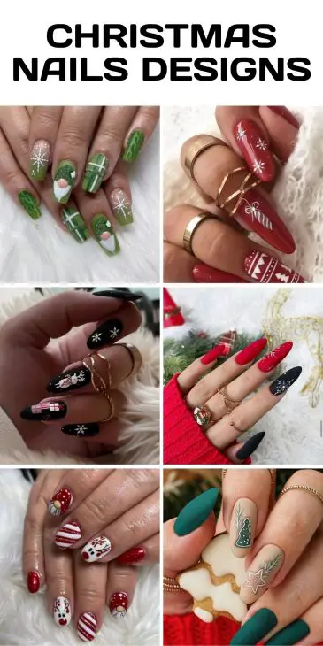 22 Christmas Nail Designs: Festive Ideas in Red, Green, White, and More for the Holiday Season