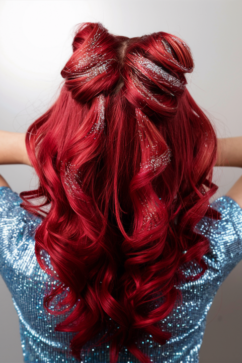 24 Christmas Hairstyles to Shine this Holiday Season – Cute, Easy, and Festive Ideas