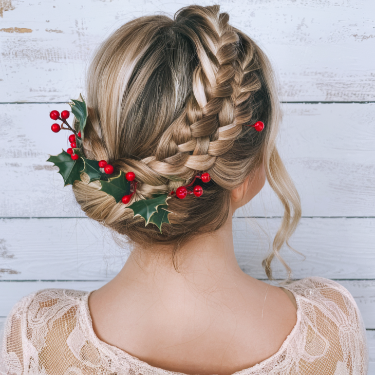 24 Christmas Hairstyles to Shine this Holiday Season – Cute, Easy, and Festive Ideas