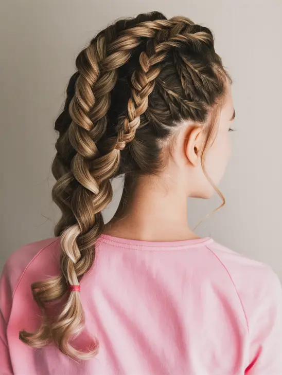 20 Magical Christmas Children's Hairstyles: Festive Ideas with Bows, Braids, and More