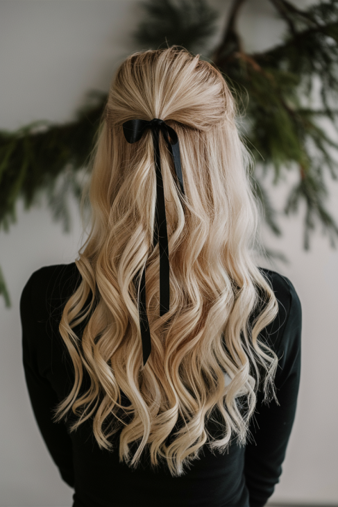 24 Christmas Hairstyles to Shine this Holiday Season – Cute, Easy, and Festive Ideas