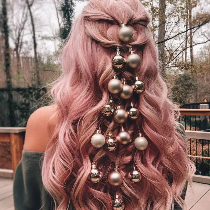 20 Magical Christmas Children's Hairstyles: Festive Ideas with Bows, Braids, and More