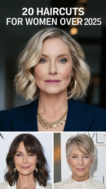 Best Haircuts for Women Over 60 to Shine in 2025