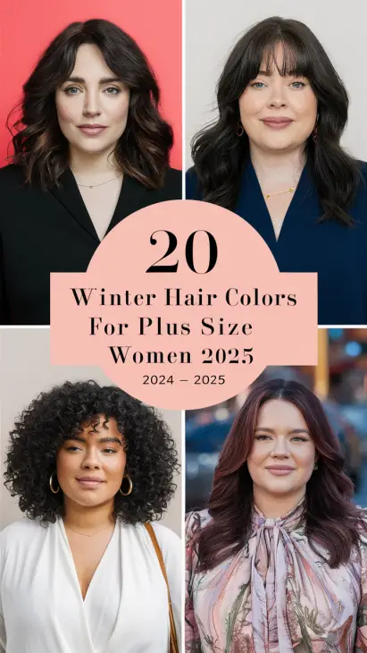 Top 20 Winter Hair Color Ideas for Plus Size Women: Stylish Looks for 2024-2025