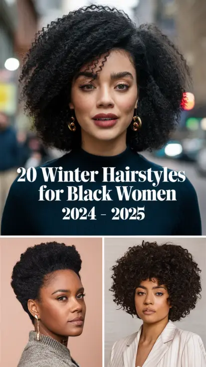 20 Winter Hairstyles for Black Women 2024-2025