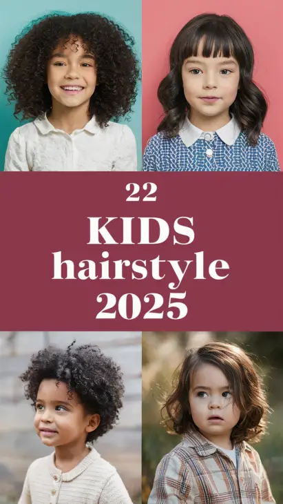 22 Trendy Kids Hairstyles for 2025 – Easy Braids, Cute Buns, and Fun Hair Ideas