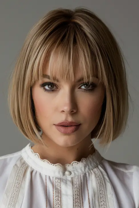 20 Bangs Ideas for Round Faces in 2025: Trendy Styles and Styling Tips