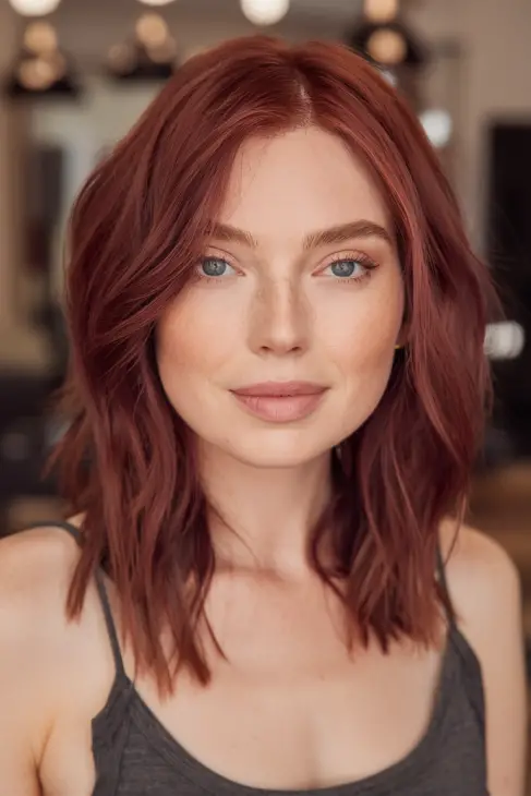 20 Gorgeous Wine Red Hair Color Ideas for Brunettes to Try in 2025