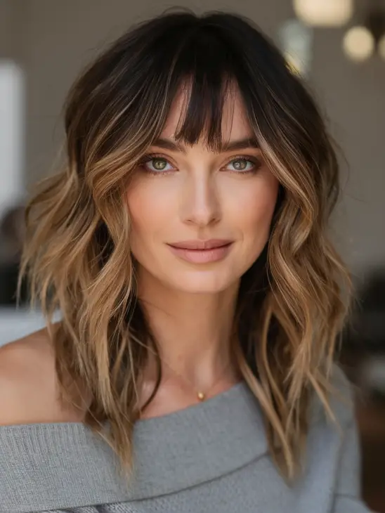 20 Trendy Face Framing Layers with Bangs: Perfect Hairstyles for 2025