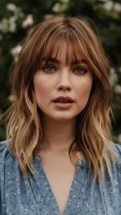 20 Trendy Face Framing Layers with Bangs: Perfect Hairstyles for 2025