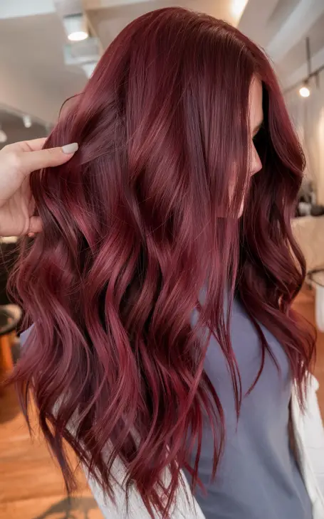 20 Gorgeous Wine Red Hair Color Ideas for Brunettes to Try in 2025