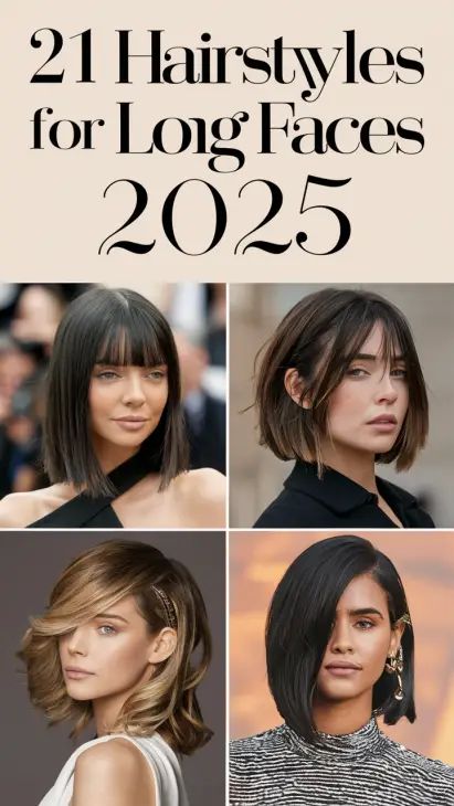 21 Perfect Hairstyles for Long Faces in 2025: Style Ideas for Every Hair Length and Texture