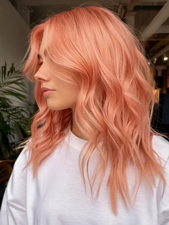 Peach Hair Color 2025: Vibrant Ideas for a Trendy Look