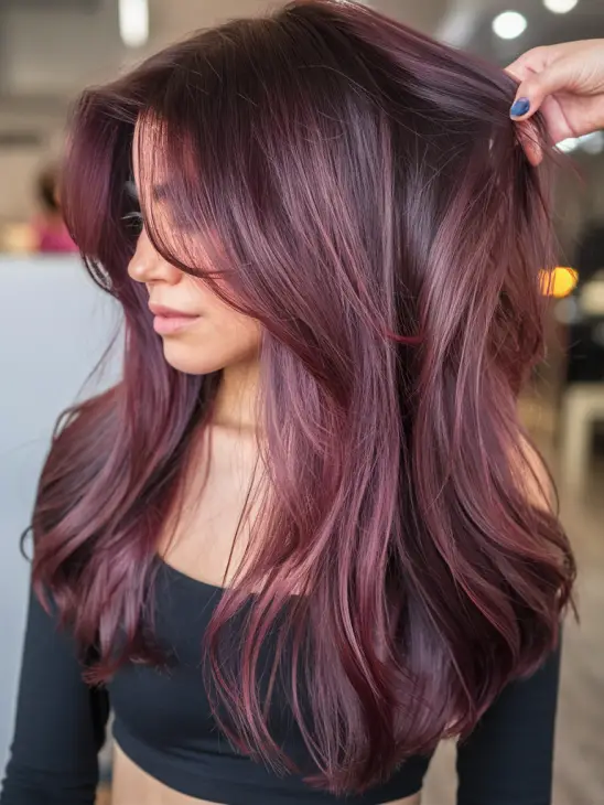 Black Cherry Hair Colors for a Bold 2025 Look