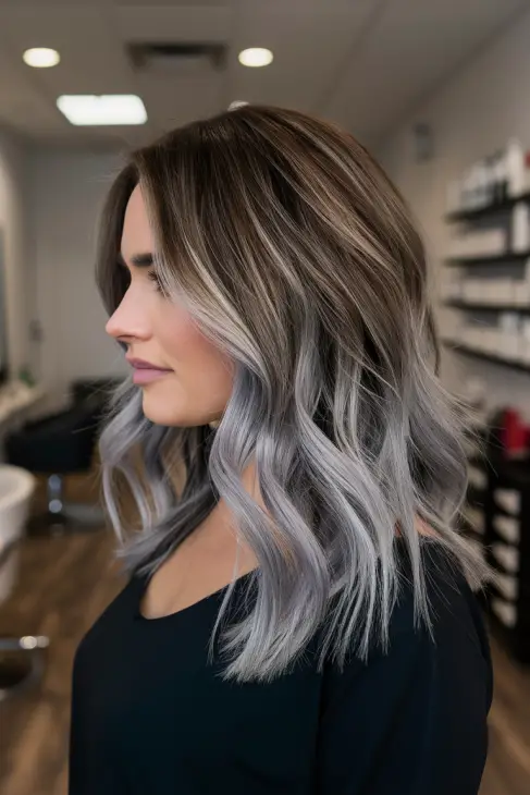 20 Stunning Hair Color Ideas for Graying Hair: Highlights, Brunettes, and Low-Maintenance Styles