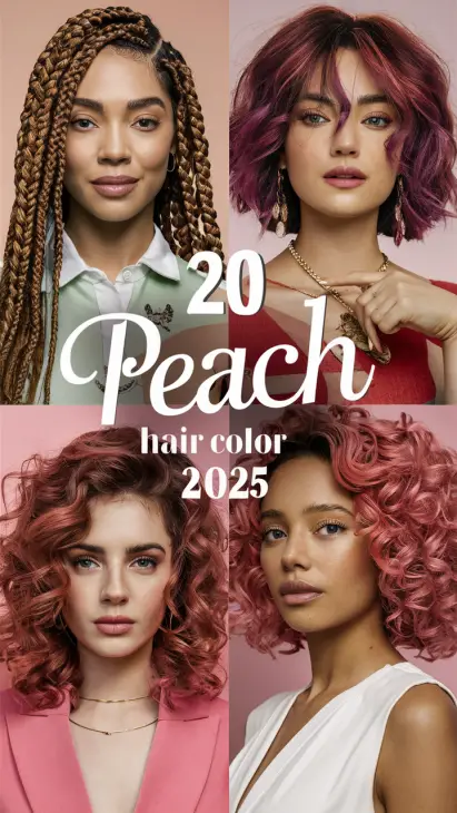 Peach Hair Color 2025: Vibrant Ideas for a Trendy Look