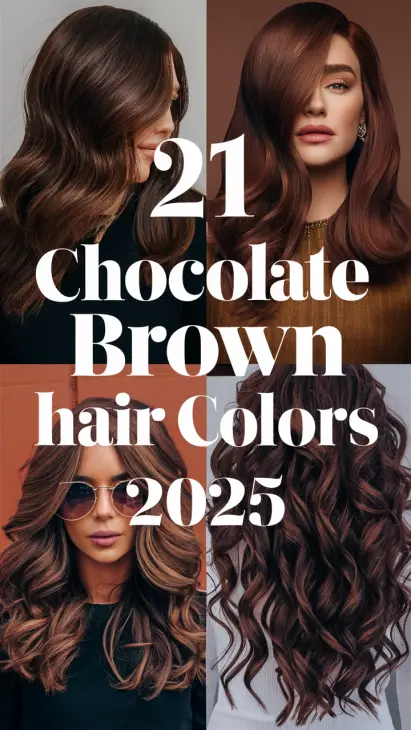 21 Chocolate Brown Hair Color Ideas for 2025: Rich Hues, Highlights, and Balayage Trends