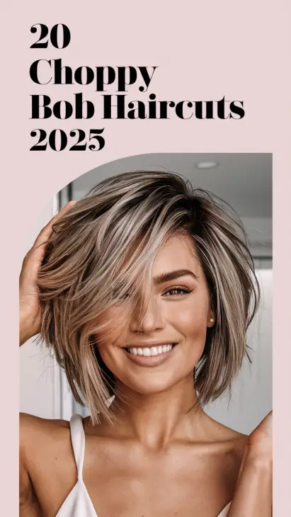 20 Trendy Choppy Bob Haircuts for 2025: Styles for Every Hair Type and Length