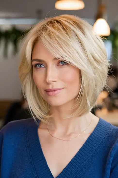 20 Bangs Ideas for Round Faces in 2025: Trendy Styles and Styling Tips