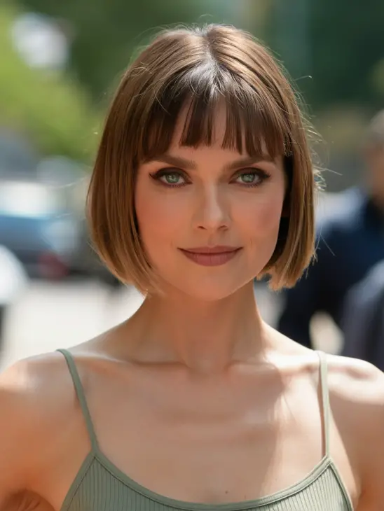 20 Bangs Ideas for Round Faces in 2025: Trendy Styles and Styling Tips