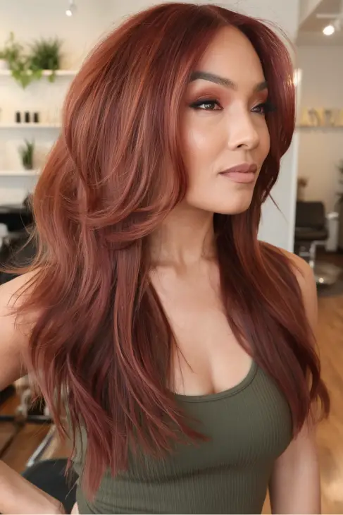 20 Gorgeous Wine Red Hair Color Ideas for Brunettes to Try in 2025