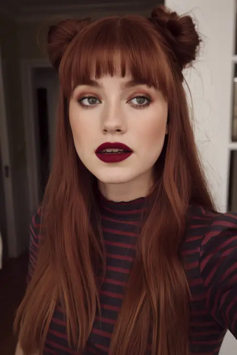 20 Gorgeous Wine Red Hair Color Ideas for Brunettes to Try in 2025