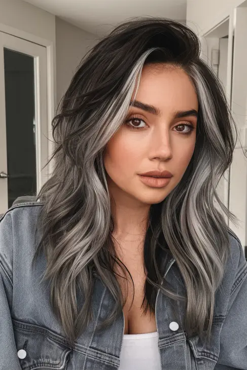 20 Stunning Hair Color Ideas for Graying Hair: Highlights, Brunettes, and Low-Maintenance Styles