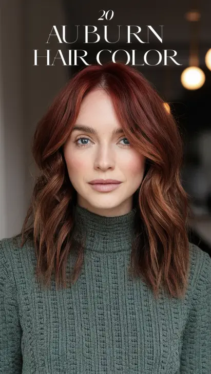 20 Best Auburn Hair Color Ideas for 2025: Balayage, Highlights, and Styling Inspiration