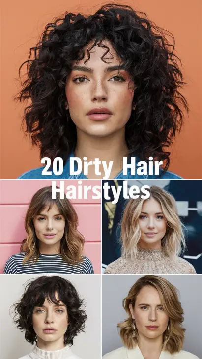 20 Dirty Hair Hairstyles Ideas: Easy, Chic, and Perfect for Any Occasion