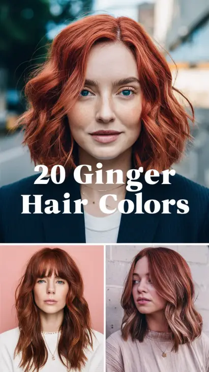 20 Gorgeous Ginger Hair Color Ideas for 2025: Find Your Perfect Shade and Style