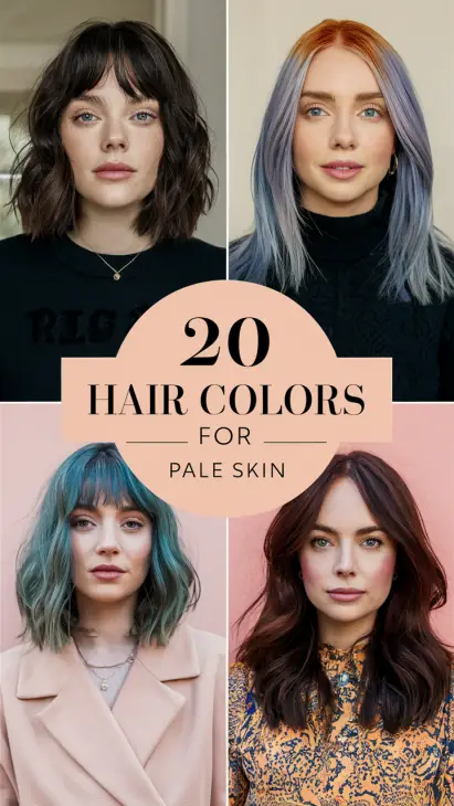 Choosing the Perfect Hair Color for Pale Skin: Styles and Inspirations