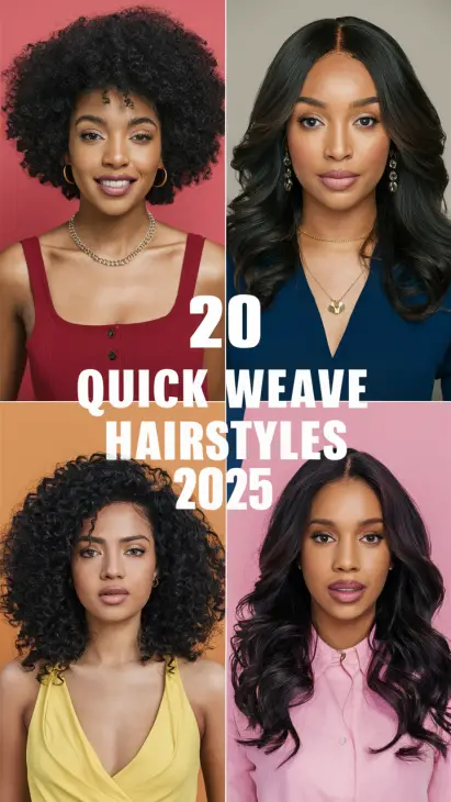 20 Stunning Quick Weave Hairstyles to Try in 2025: From Braids to Bobs and Beyond