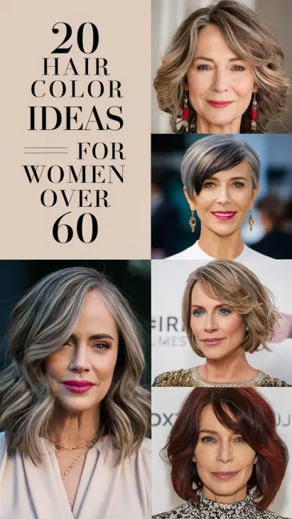 20 Stunning Hair Color Ideas for Women Over 60 to Shine in 2025